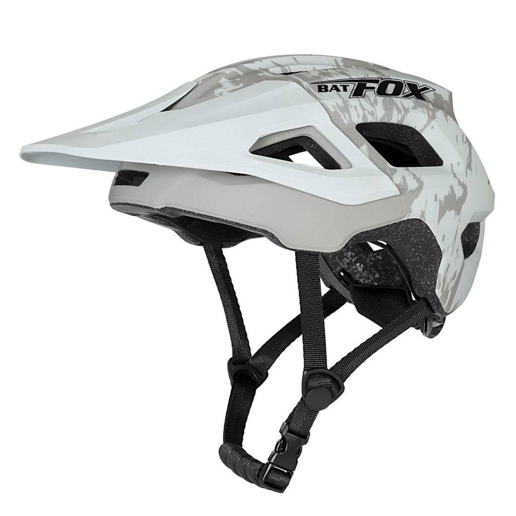 CASCO MTB BATFOX CON LUZ RECARGABLE