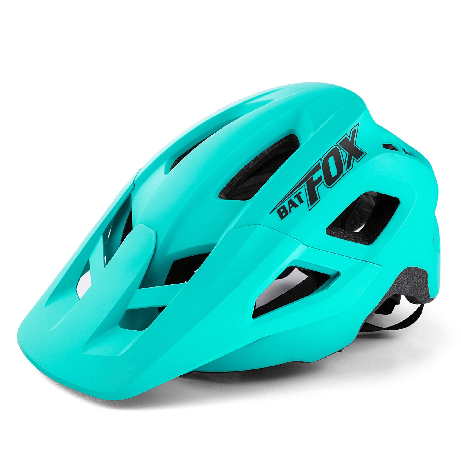 CASCO MTB BATFOX CON LUZ RECARGABLE