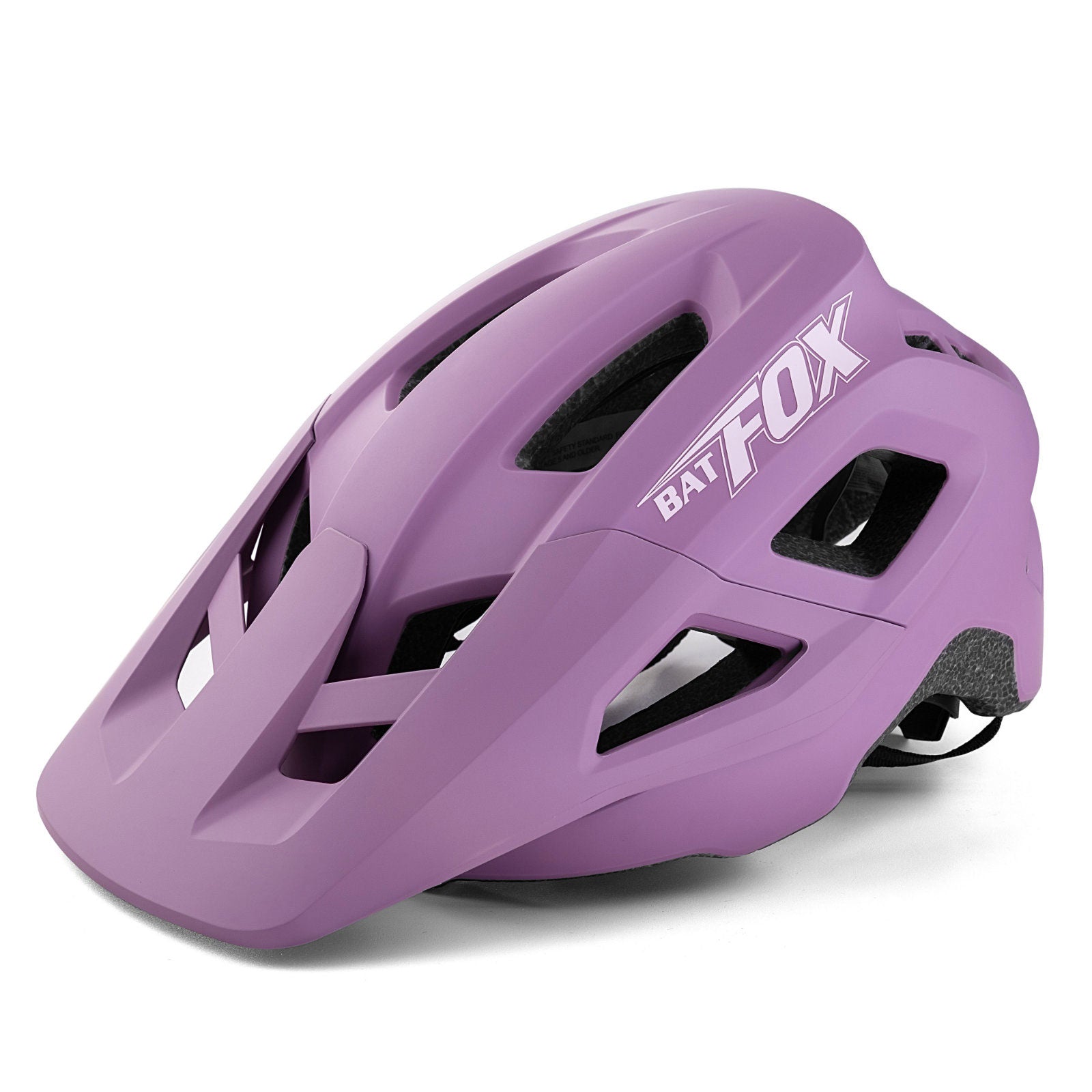 CASCO MTB BATFOX CON LUZ RECARGABLE