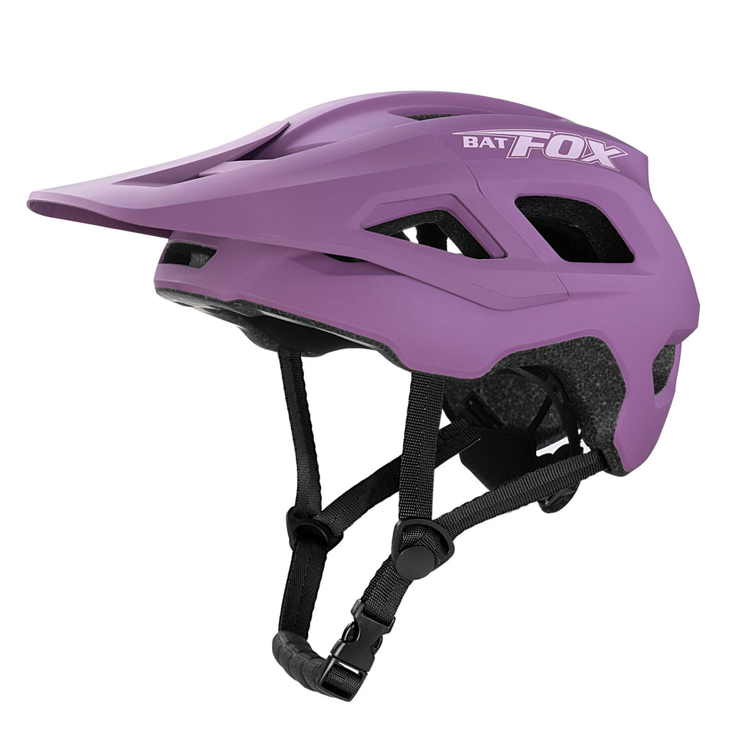 CASCO MTB BATFOX CON LUZ RECARGABLE