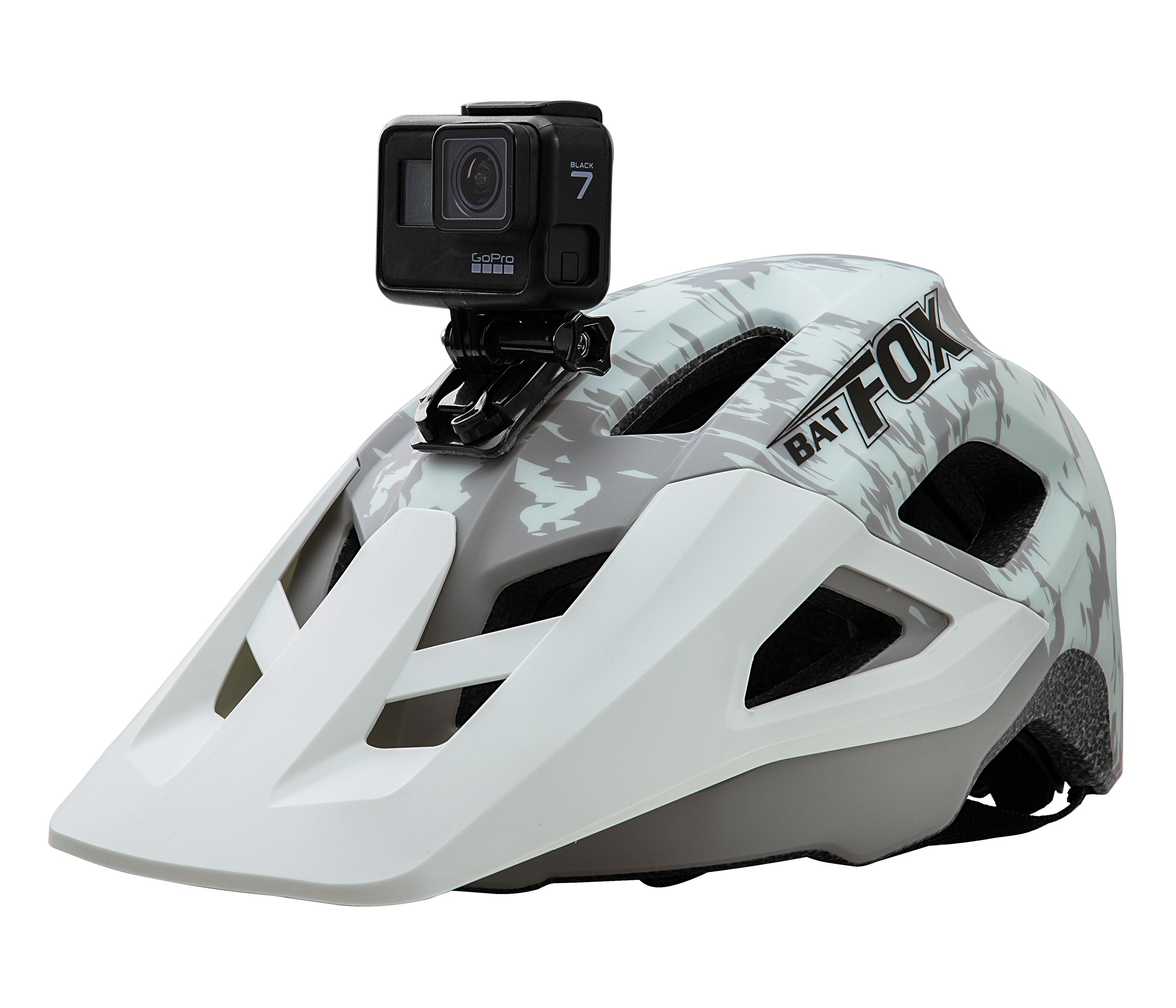CASCO MTB BATFOX CON LUZ RECARGABLE