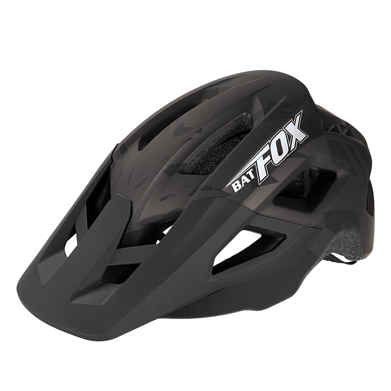 CASCO MTB BATFOX CON LUZ RECARGABLE