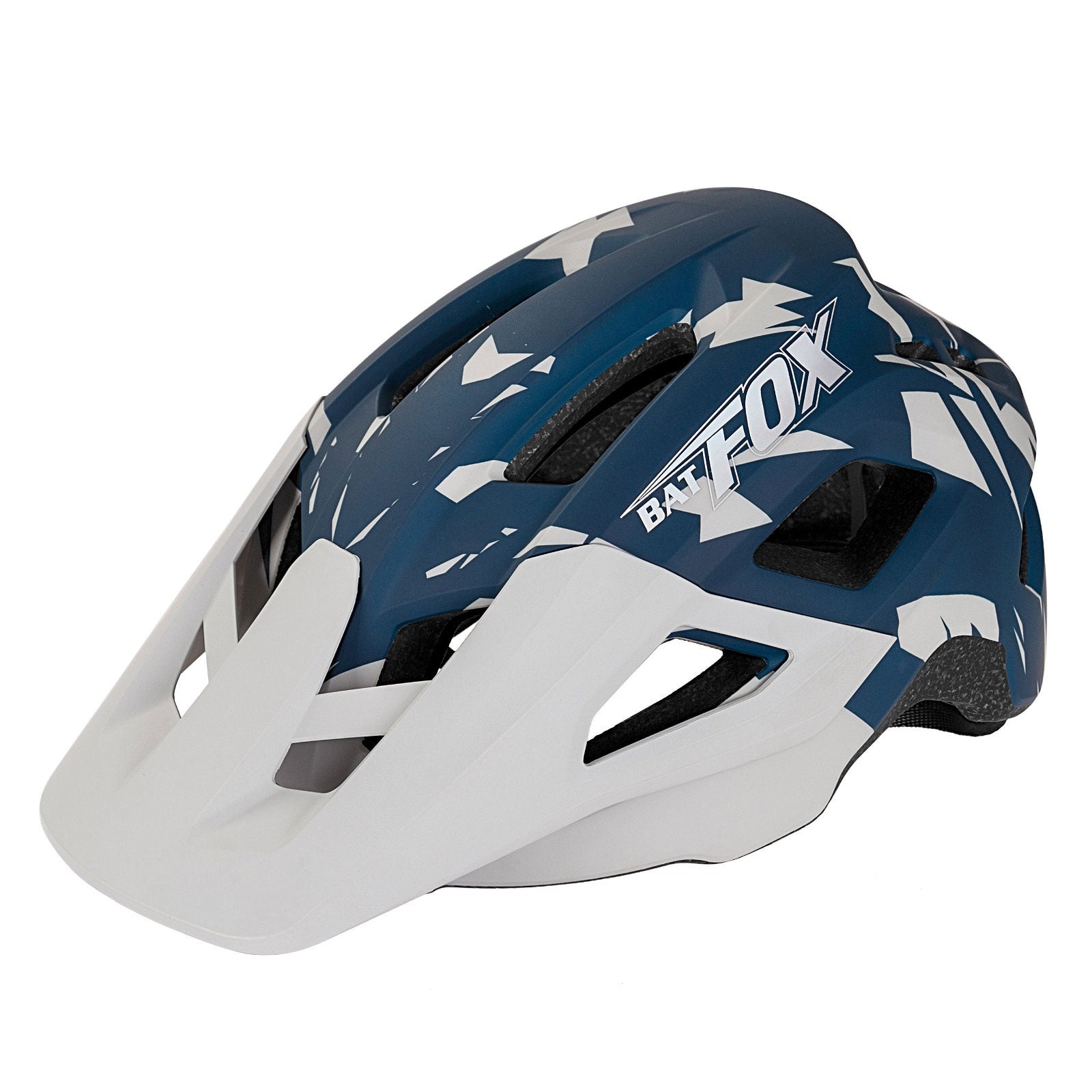 CASCO MTB BATFOX CON LUZ RECARGABLE