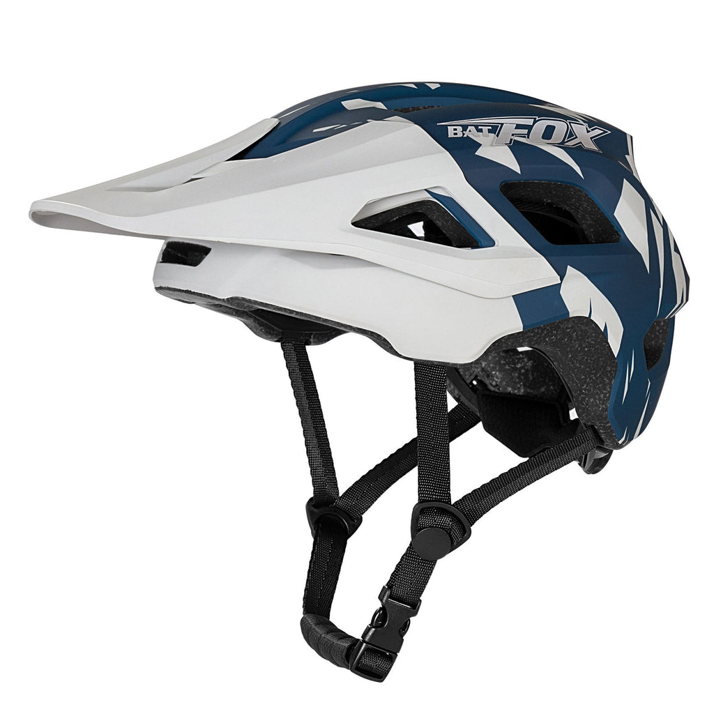 CASCO MTB BATFOX CON LUZ RECARGABLE