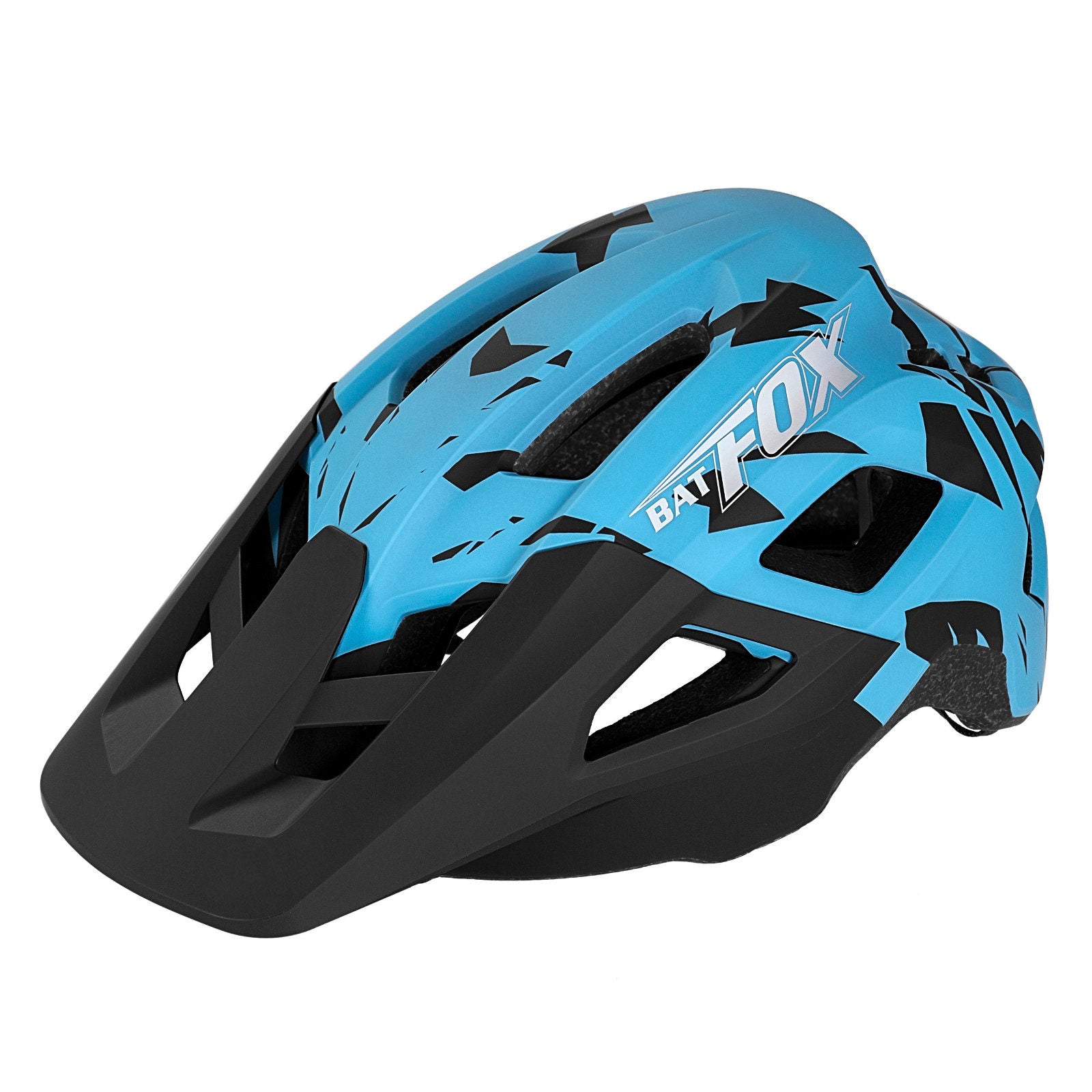 CASCO MTB BATFOX CON LUZ RECARGABLE