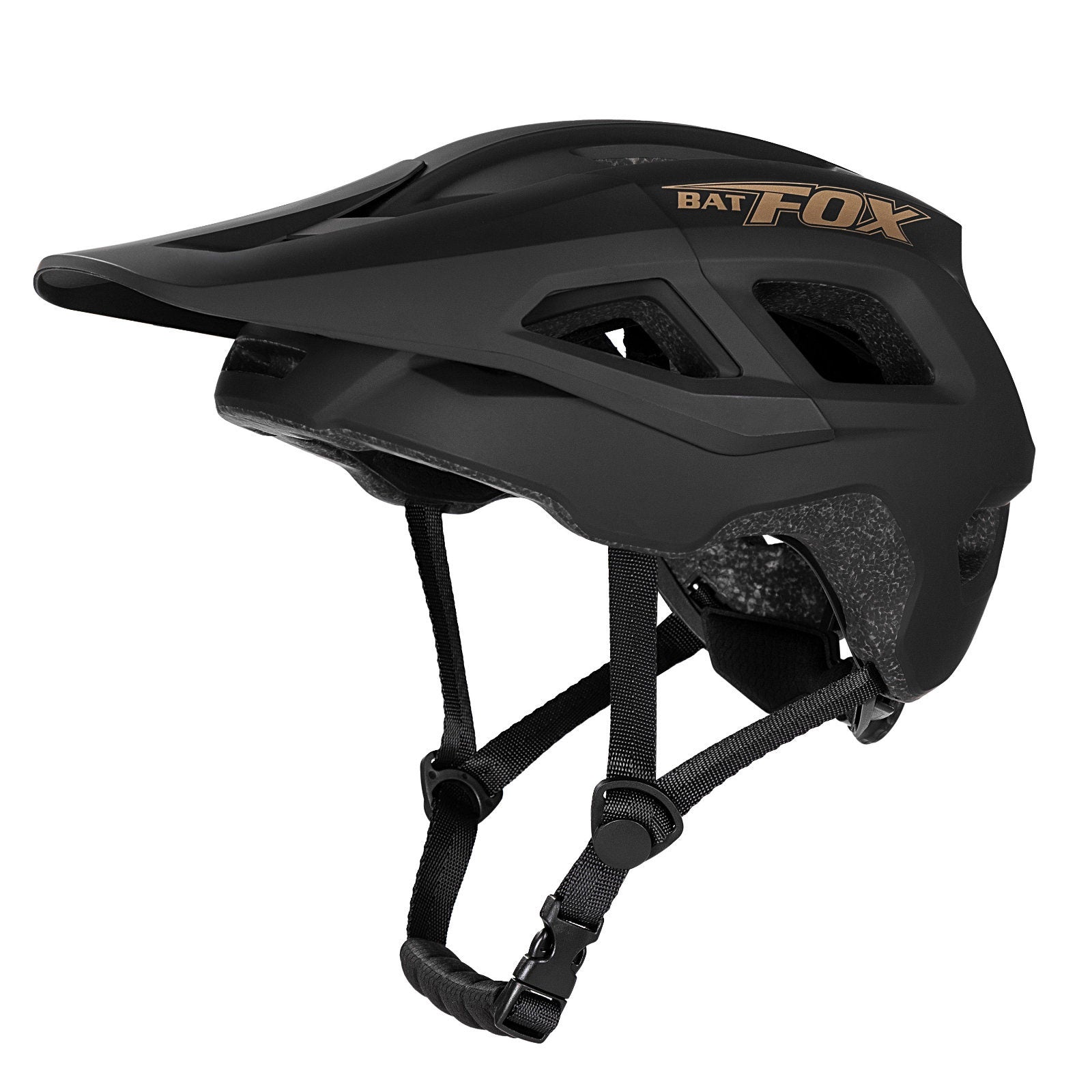 CASCO MTB BATFOX CON LUZ RECARGABLE
