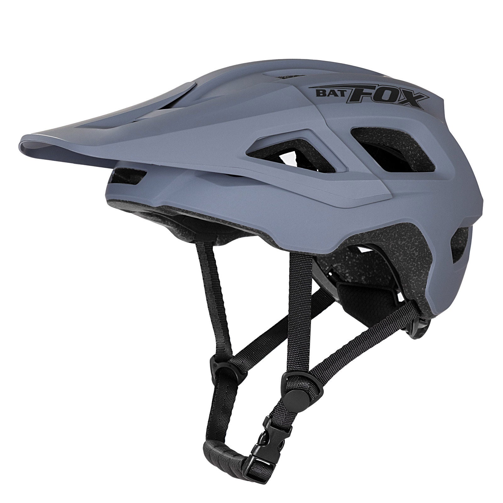 CASCO MTB BATFOX CON LUZ RECARGABLE