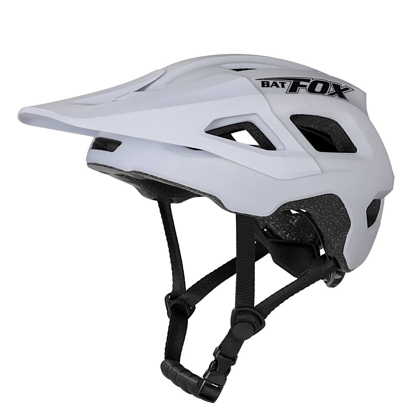 CASCO MTB BATFOX CON LUZ RECARGABLE