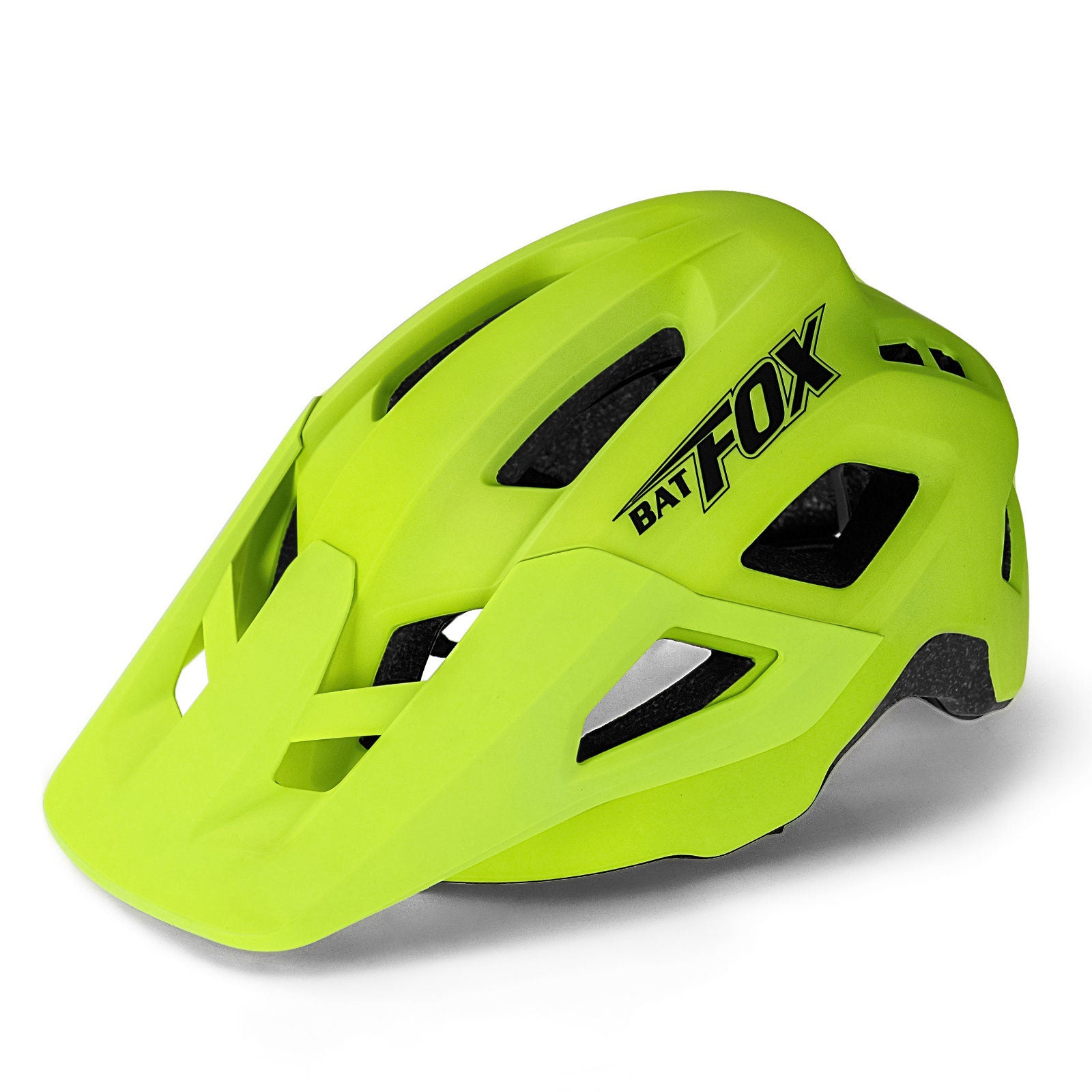 CASCO MTB BATFOX CON LUZ RECARGABLE