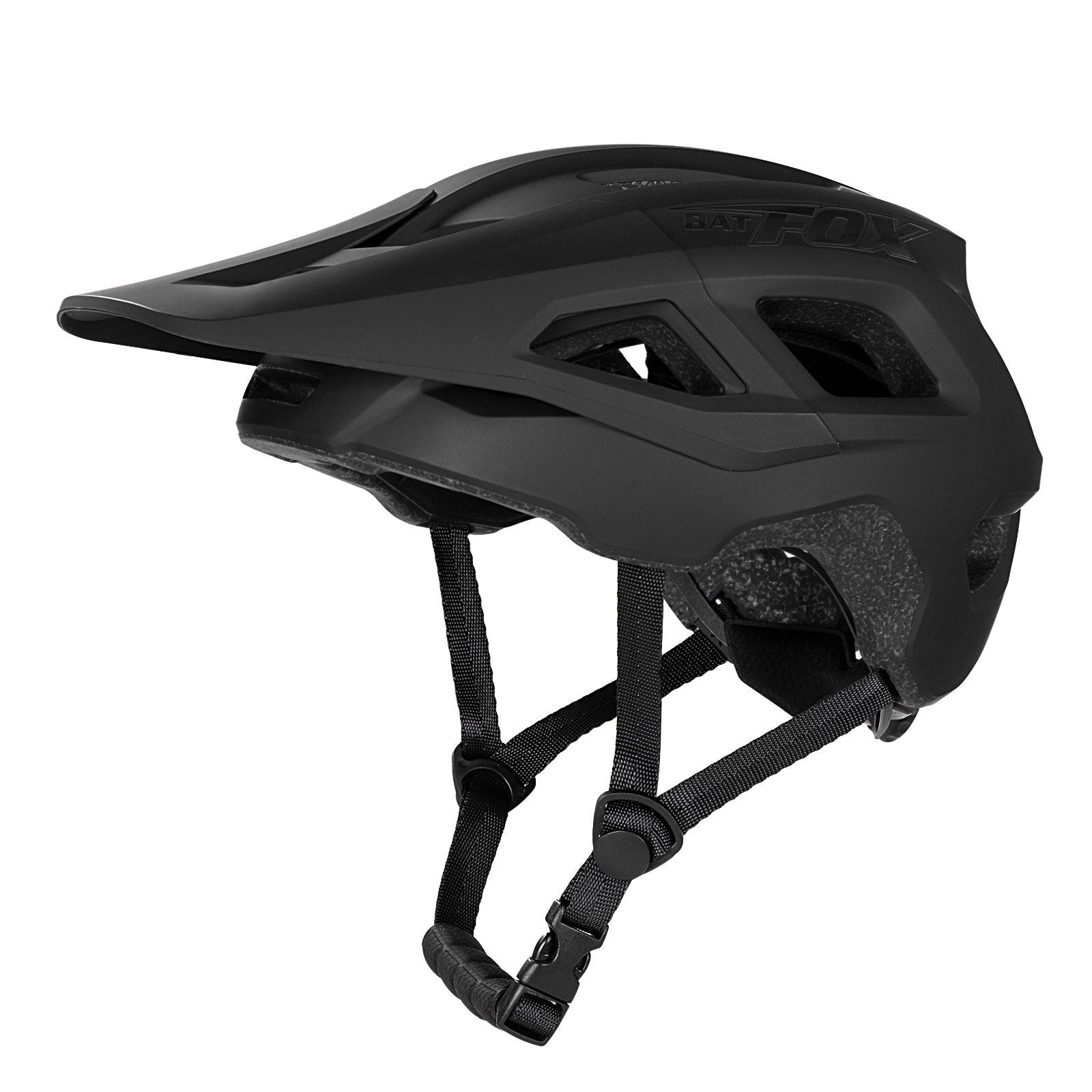 CASCO MTB BATFOX CON LUZ RECARGABLE