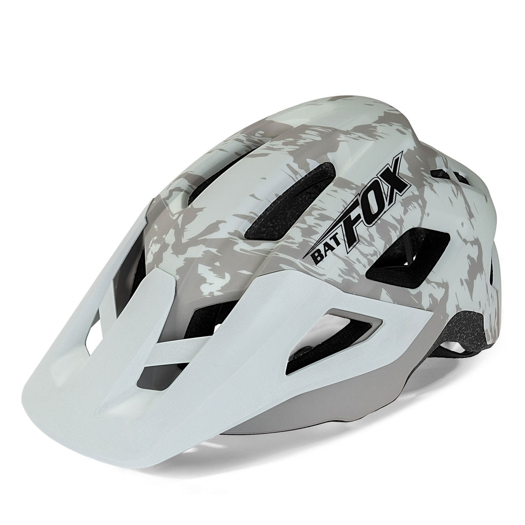 CASCO MTB BATFOX CON LUZ RECARGABLE