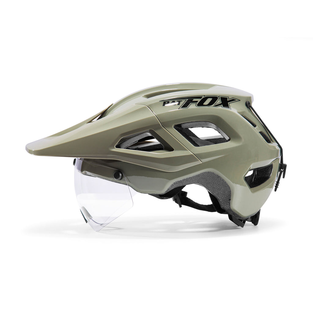 CASCO MTB BATFOX CON LUZ RECARGABLE