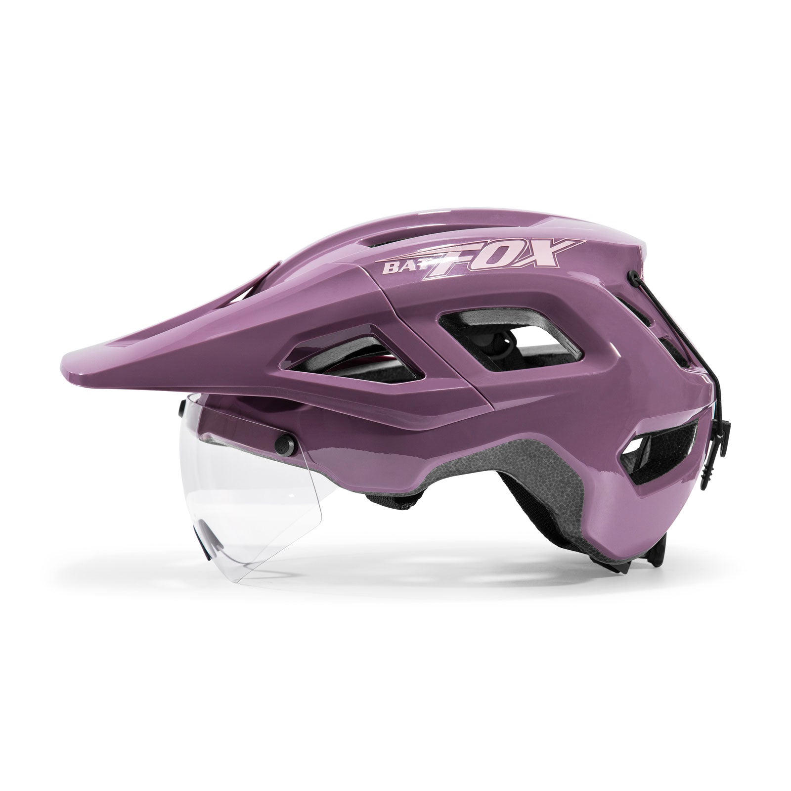CASCO MTB BATFOX CON LUZ RECARGABLE