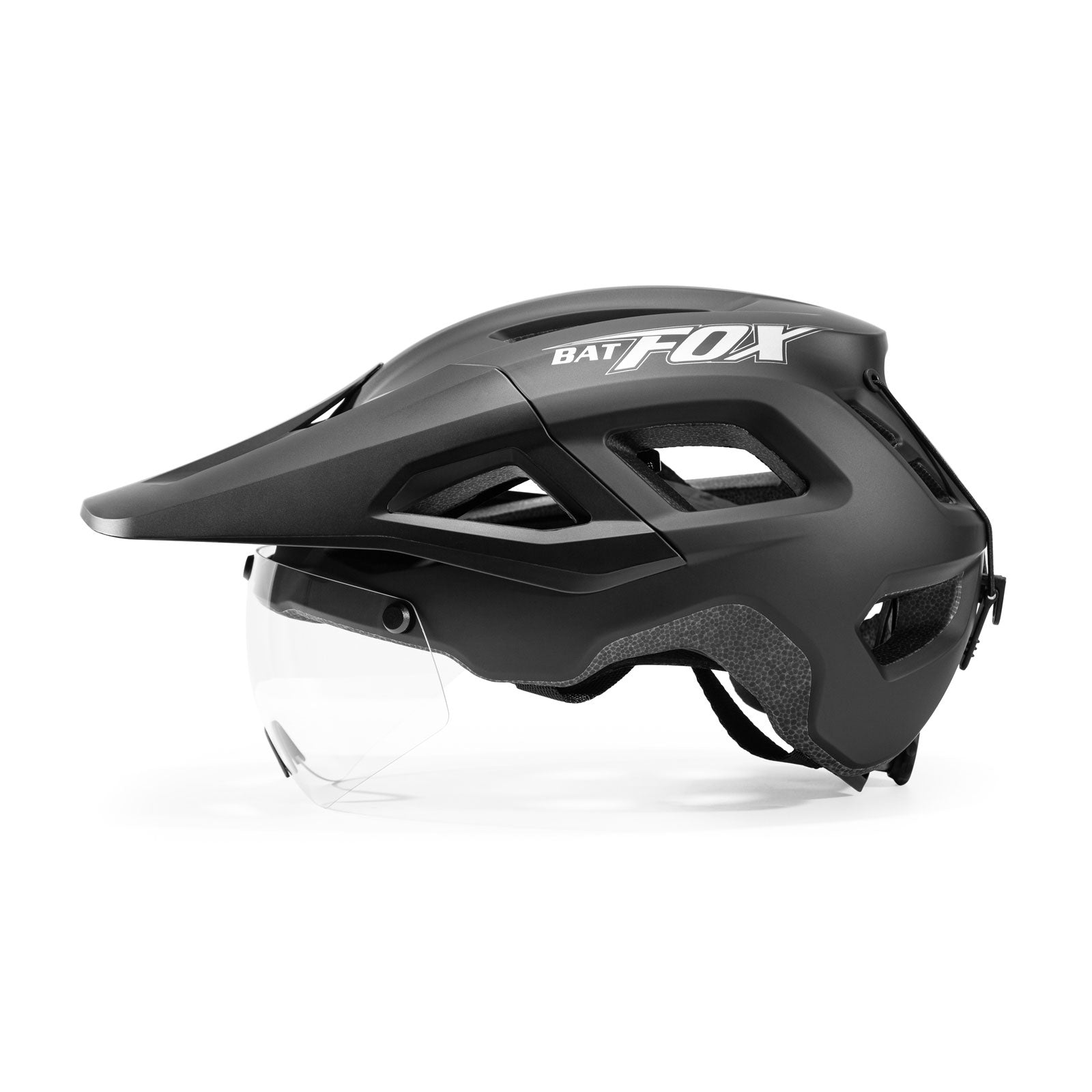 CASCO MTB BATFOX CON LUZ RECARGABLE