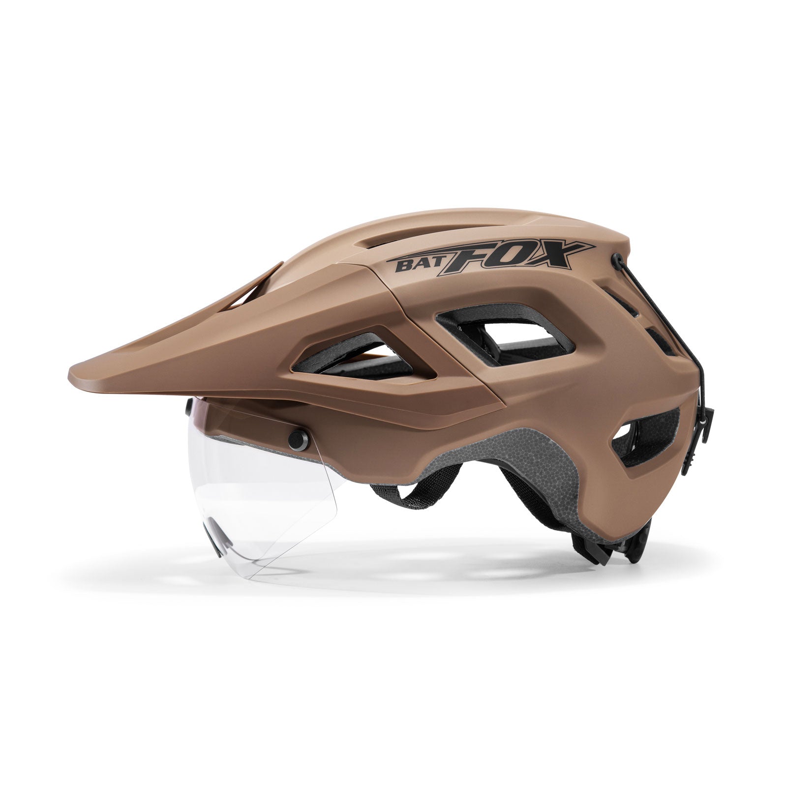 CASCO MTB BATFOX CON LUZ RECARGABLE